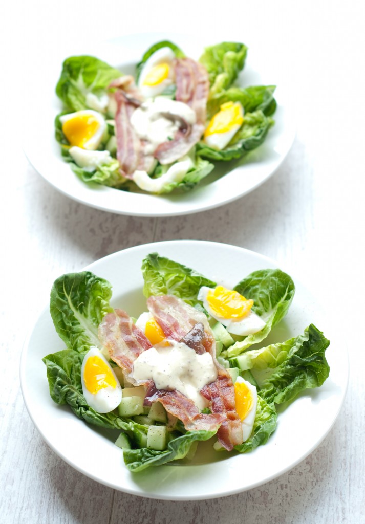 Paleo salade met bacon 2