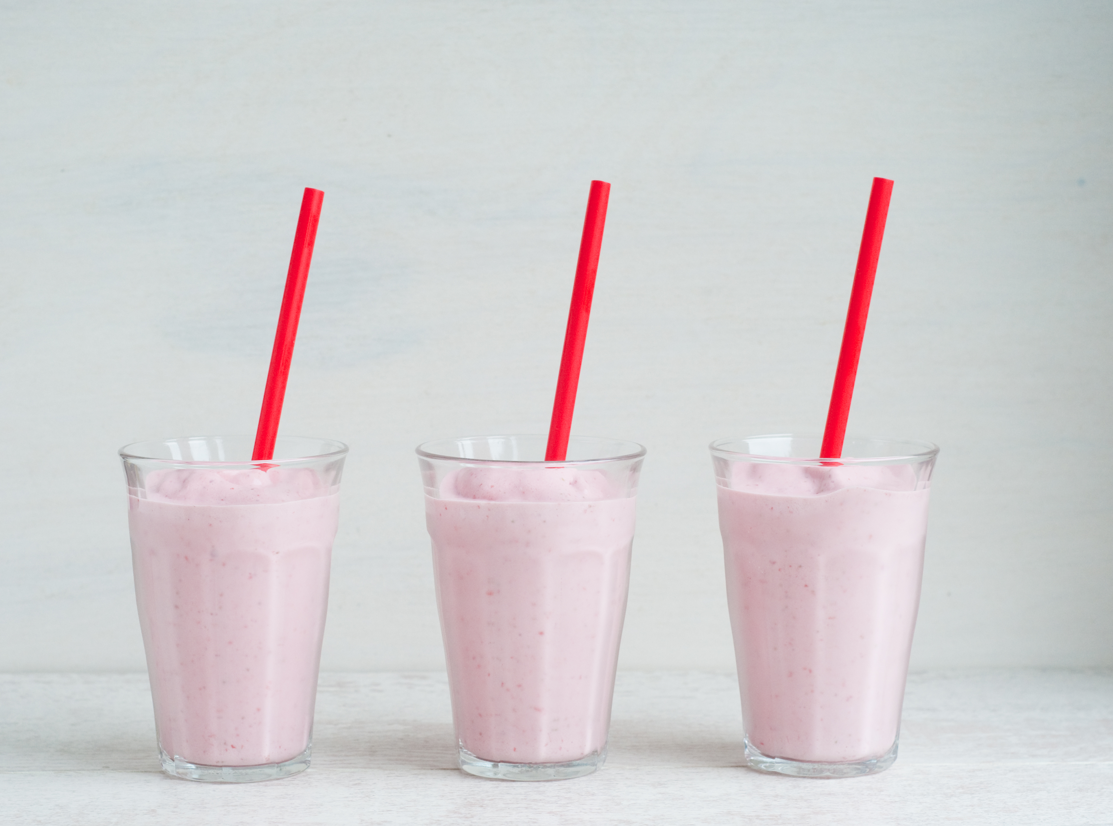 paleo aarbeienshake zuivelvrij