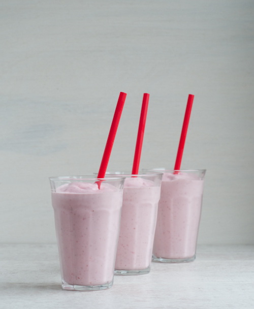 paleo aarbeienshake zuivelvrij